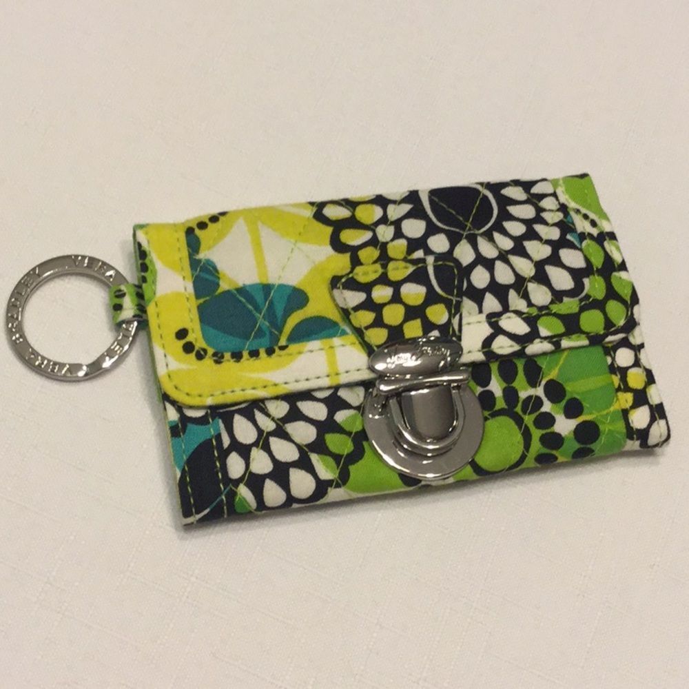 Vera Bradley Limes Up ID/Key Holder